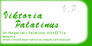 viktoria palatinus business card